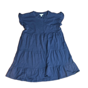 size small time and tru blue ruffled T-shirt dress